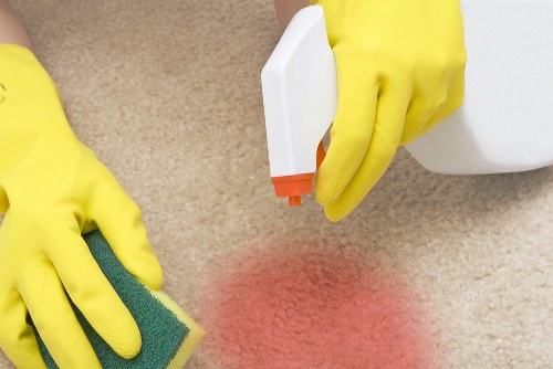 Professional oven cleaning in a Belsizepark kitchen