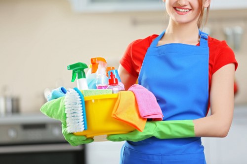 Professional after builders cleaning for a modern room in Belsizepark