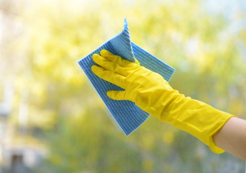 Team assessing a cleaning service concern