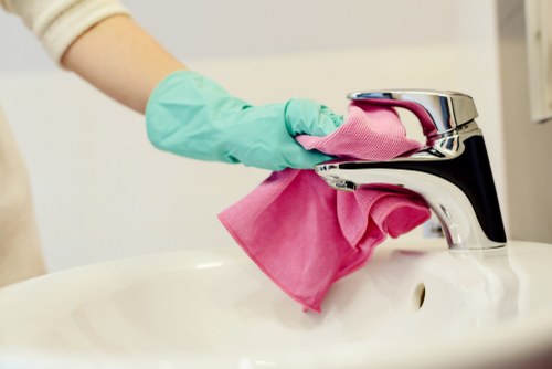 Deep upholstery cleaning for a sofa in Belsizepark home