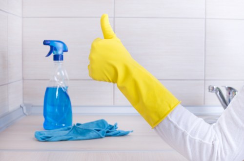 Risk assessment and chemical safety measures during cleaning