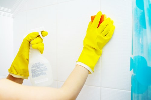 Cleaning team maintaining a safe and hygienic environment