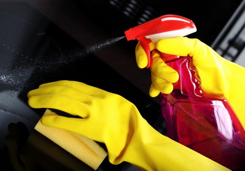 Detailed post renovation cleaning of a kitchen in Belsizepark